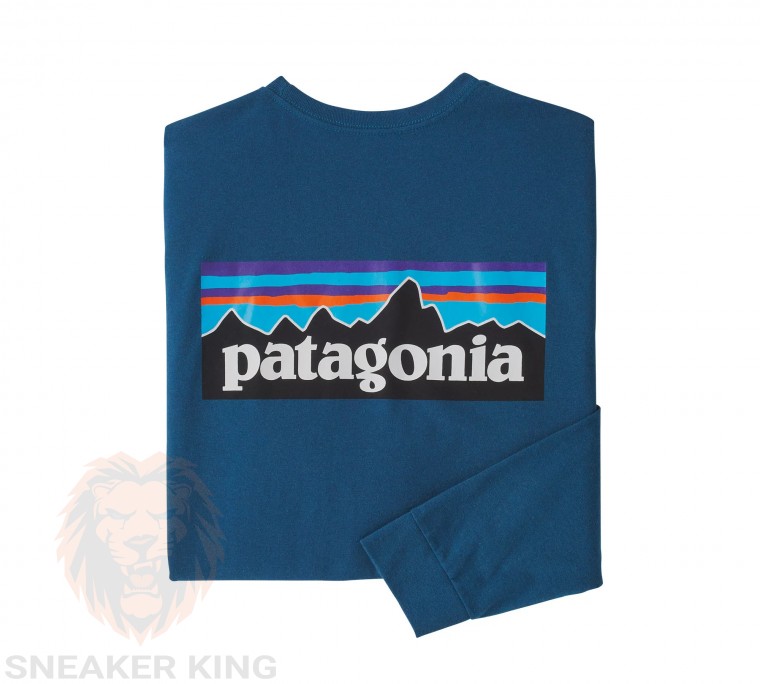 Лонгслів Patagonia logo ridge long tee 38518 FA22